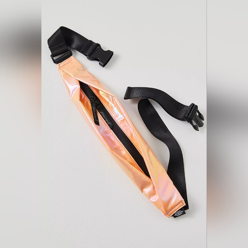 FP Movement by Free People Iridescent Peach Belt Bag